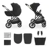 Kinderkraft Poussette multifonction PRIME 3 2 en 1 noir