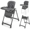 Kinderkraft Chaise haute 3-en-1 Kinderkraft TULO gris