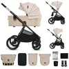 Kinderkraft Poussette polyvalente NEA 2 Whisper Dune
