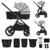 Kinderkraft Poussette polyvalente NEA 2 Lunar Black