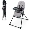 Kinderkraft Chaise haute BINCI gris
