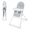 Kinderkraft Chaise haute BINCI gris clair