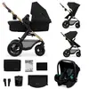 Kinderkraft Poussette trio combinée 3en1 MOOV 2 Air Pure Black