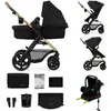 Kinderkraft Poussette multifonctionnelle 4en1 MOOV 2 noir