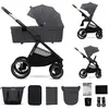 Kinderkraft Poussette duo combinée 2en1 NEA 2 Deep Grey