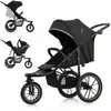 Kinderkraft Poussette tout-terrain HELSI 2 noir