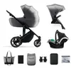 Kinderkraft Poussette trio combinée 3en1 Prime2 Mink Pro Shadow Grey