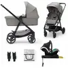 Kinderkraft Poussette trio combinée 4en1 Newly Mink Pro Classic Grey, base