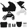 Kinderkraft Poussette duo combinée 2en1 YOXI pure black