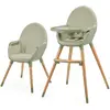 Kinderkraft Chaise haute FINI 2 Vert
