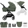 Kinderkraft Poussette duo combinée 2en1 YOXI mystic green