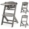 Kinderkraft Chaise haute ENOCK marron
