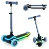 Kinderkraft Trottinette à trois roues à LED RAKET noir