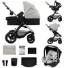 Kinderkraft Poussette trio combinée 3en1 MOOV 2 XL Moonlight Grey