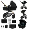 Kinderkraft Poussette trio combinée 3en1 MOOV 2 XL Pure Black