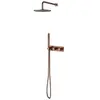 Omnires SYSCT10CPB Contour Système de Douche encastré, Brushed Copper