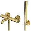 Omnires Y1231BSB Y Robinet de Baignoire avec Ensemble de Douche, Brass