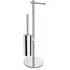 OMNIRES MODERN PROJECT Porte-brosse WC avec brosse, MP60810CR,