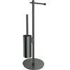 OMNIRES MODERN PROJECT Porte-brosse WC avec brosse, MP60810GR,