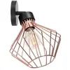 TooLight Applique murale APP534-1W loft rose noir 1-POINTS de lumière E27 19X20X10CM