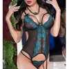 Chilirose Guêpière Spanish Lace CR4213 Bleu