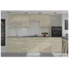 LASSEN Cuisine complète L 300 cm avec demi-colonne four et hotte - Déc...