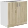 BigBuy Home Meuble d'appoint Marron 80 x 48 x 82 cm