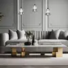 Eko-Light Suspension LED Daphne, verre gris-transparent, hauteur 28 cm