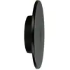 Milagro Lighting Applique murale LED Disk, Ø 18 cm, noir, plastique, I...