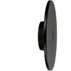 Milagro Lighting Applique murale LED Disk, Ø 25 cm, noir, plastique, I...