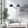 Eko-Light Suspension Capital, bleu, à 2 lampes, Ø 46 cm, GX53