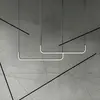 Milagro Lighting Suspension LED Horizon, métal, noir, 4 000 K