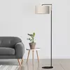 Eko-Light Lampadaire Atlanta avec abat-jour en lin