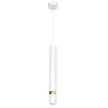 Eko-Light Suspension Joker, blanche/dorée, à une lampe