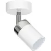 Eko-Light Spot pour plafond Joker, blanc/argenté, à 1 lampe