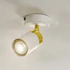 Eko-Light Spot pour plafond Joker, blanc/doré, à 1 lampe