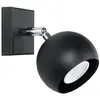 Applique Murale LED Moderne LOFT Design - SOLLUX - OCULARE - Noir - GU10 - 40W