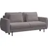 SELSEY Canapé convertible 3 places - RANE- en tissu chenille grège imperméable