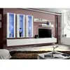 Paris Prix Meuble TV Mural Design "Fly III" 320cm Blanc
