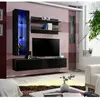 Paris Prix Meuble TV Mural Design "Fly II" 170cm Noir