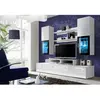 Paris Prix Ensemble meuble tv mural - mini - 200 cm x 190 cm x 45 cm - blanc