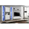 Ensemble Meuble Tv Mural - Switch Xvi - 330 Cm X 180 Cm X 40 Cm - Blanc