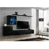 Ensemble TV - ASM - 4 éléments - Verre - Laqué - 2 porte(s)