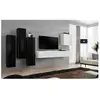 Meuble tv mural design switch iii 330cm noir & blanc