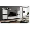 Paris Prix Meuble TV Mural Design "Switch IV" 320cm Blanc