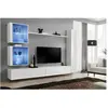 Paris Prix Meuble TV Mural Design "Switch XVIII" 280cm Blanc