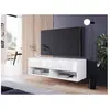 Meuble TV CALIBURI 100   blanc / blanc brillant