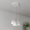 Luminex Suspension Noak 3 lampes ronde blanche/bois
