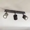 Luminex Spot pour plafond Modo noir à trois lampes