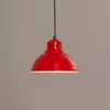 Luminex Suspension Sven, 1 lampe, rouge, acier, E27